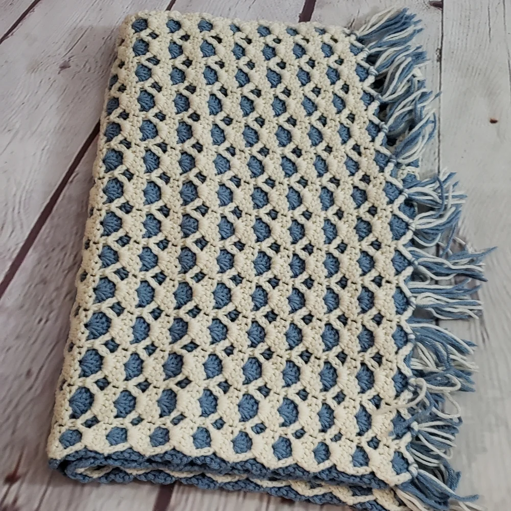 Crocheted Wrap Runner Boho